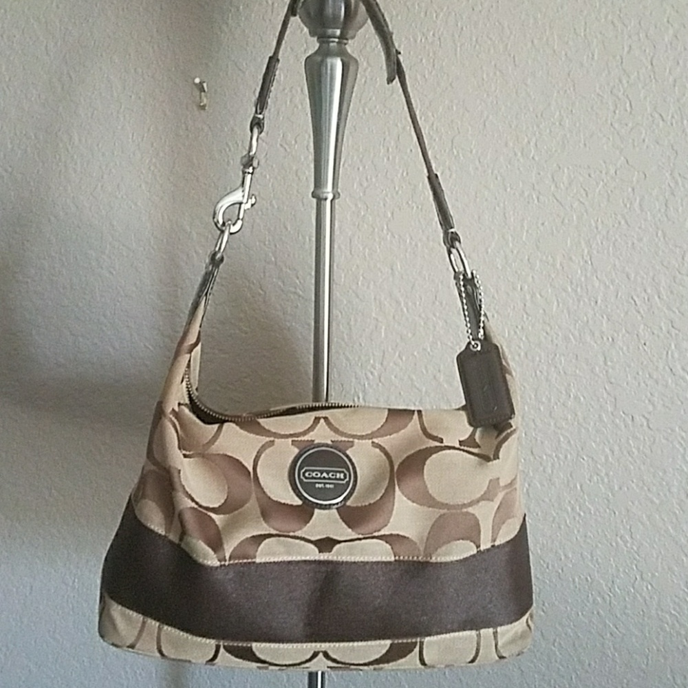 Large Signature Coach Bag